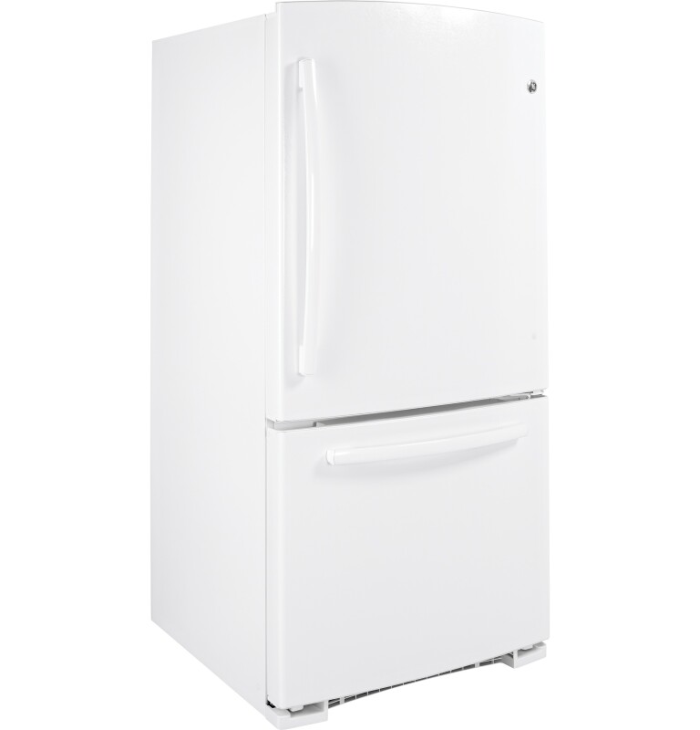 23.1 Cu. Ft. Bottom-Freezer Refrigerator GDE23ETEWW, product image 4 of 10