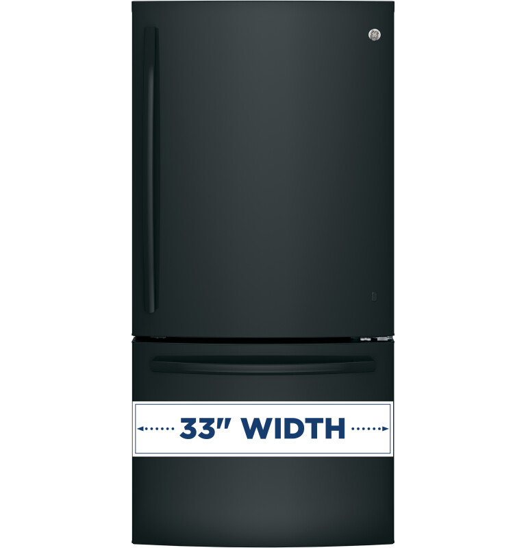 24.9 Cu. Ft. Bottom-Freezer Drawer Refrigerator GDE25EGKBB, product image 3 of 14