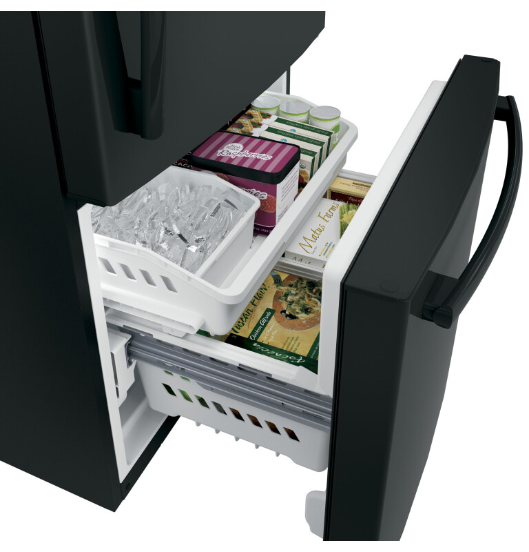 24.9 Cu. Ft. Bottom-Freezer Drawer Refrigerator GDE25EGKBB, product image 12 of 14