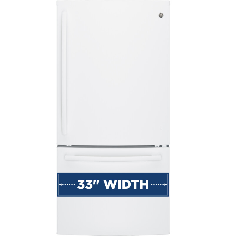 24.9 Cu. Ft. Bottom-Freezer Drawer Refrigerator GDE25EGKWW, product image 3 of 14