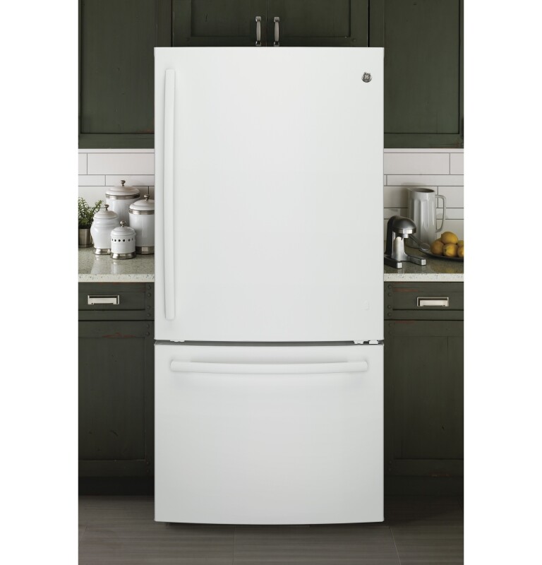 24.9 Cu. Ft. Bottom-Freezer Drawer Refrigerator GDE25EGKWW, product image 11 of 14