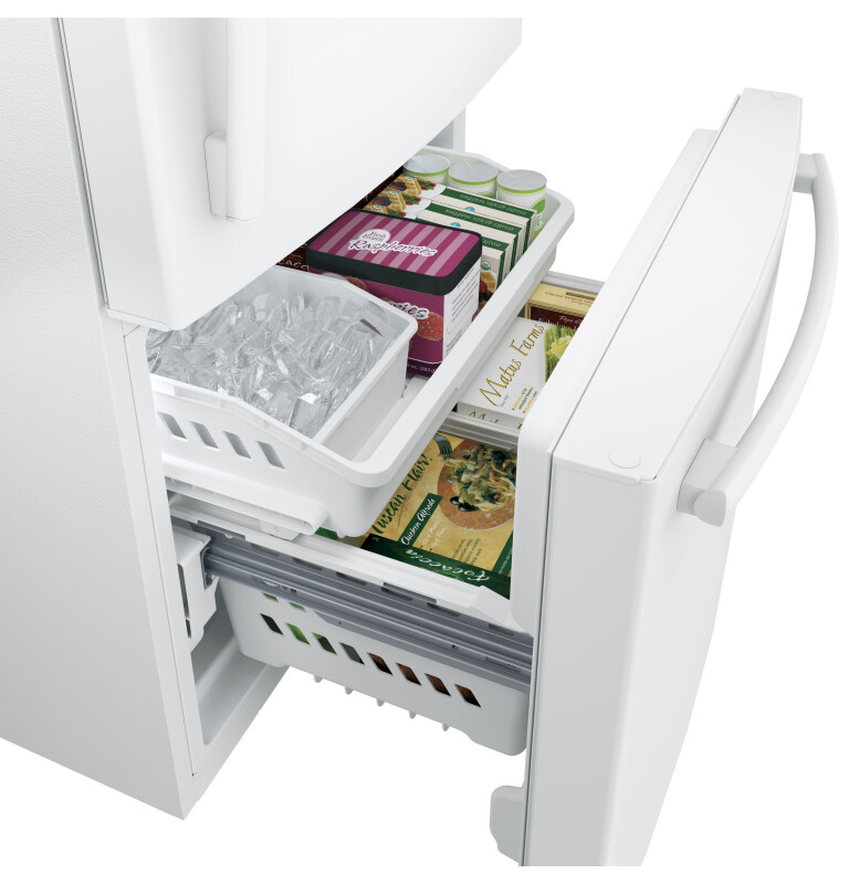 24.9 Cu. Ft. Bottom-Freezer Drawer Refrigerator GDE25EGKWW, product image 12 of 14