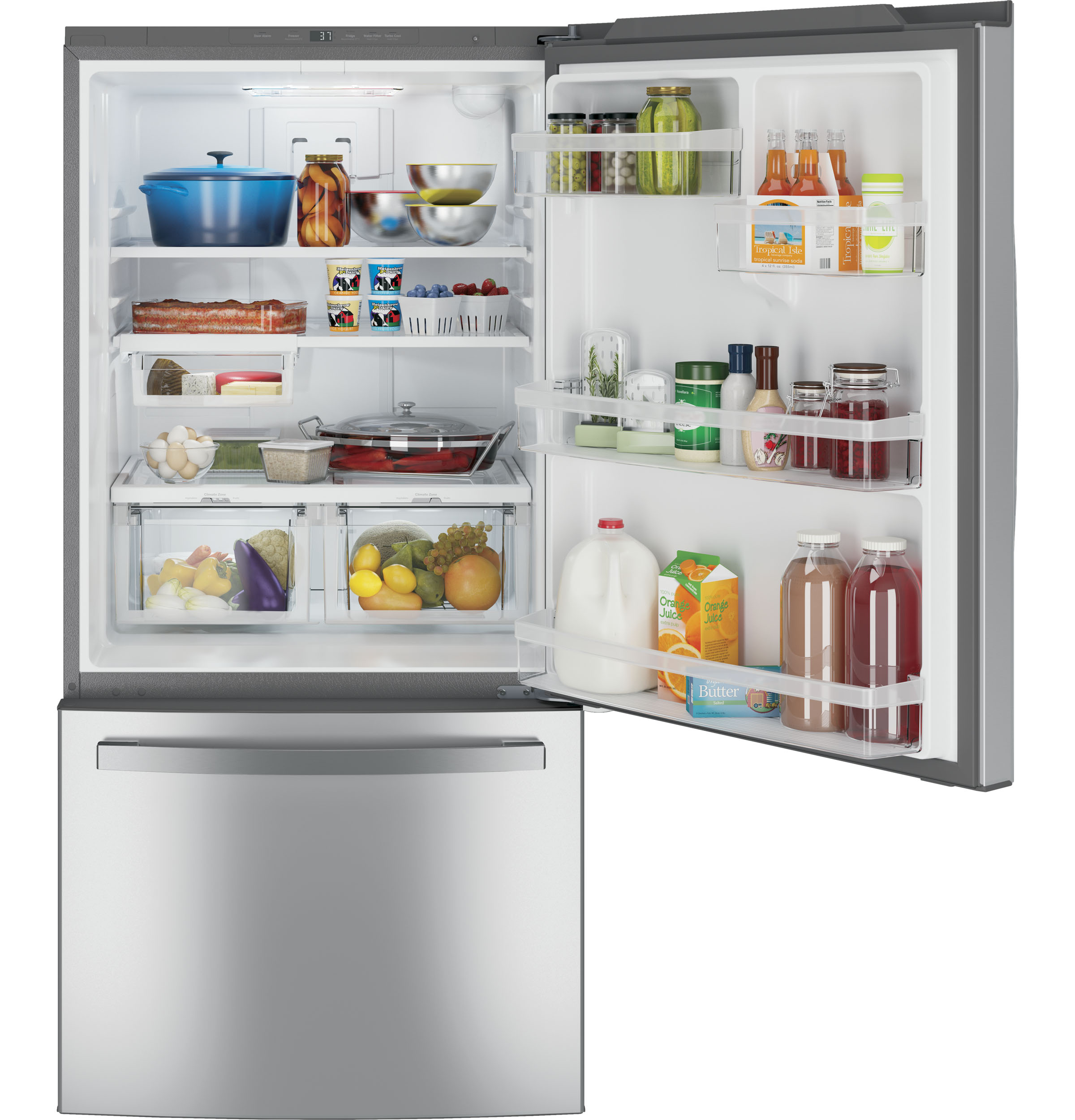 24.8 Cu. Ft. Bottom-Freezer Drawer Refrigerator view 2
