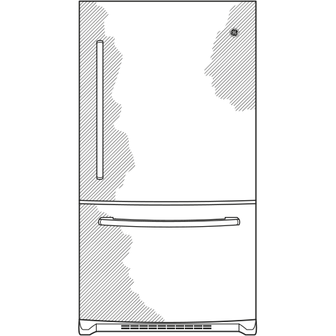 24.8 Cu. Ft. Bottom-Freezer Drawer Refrigerator view 13