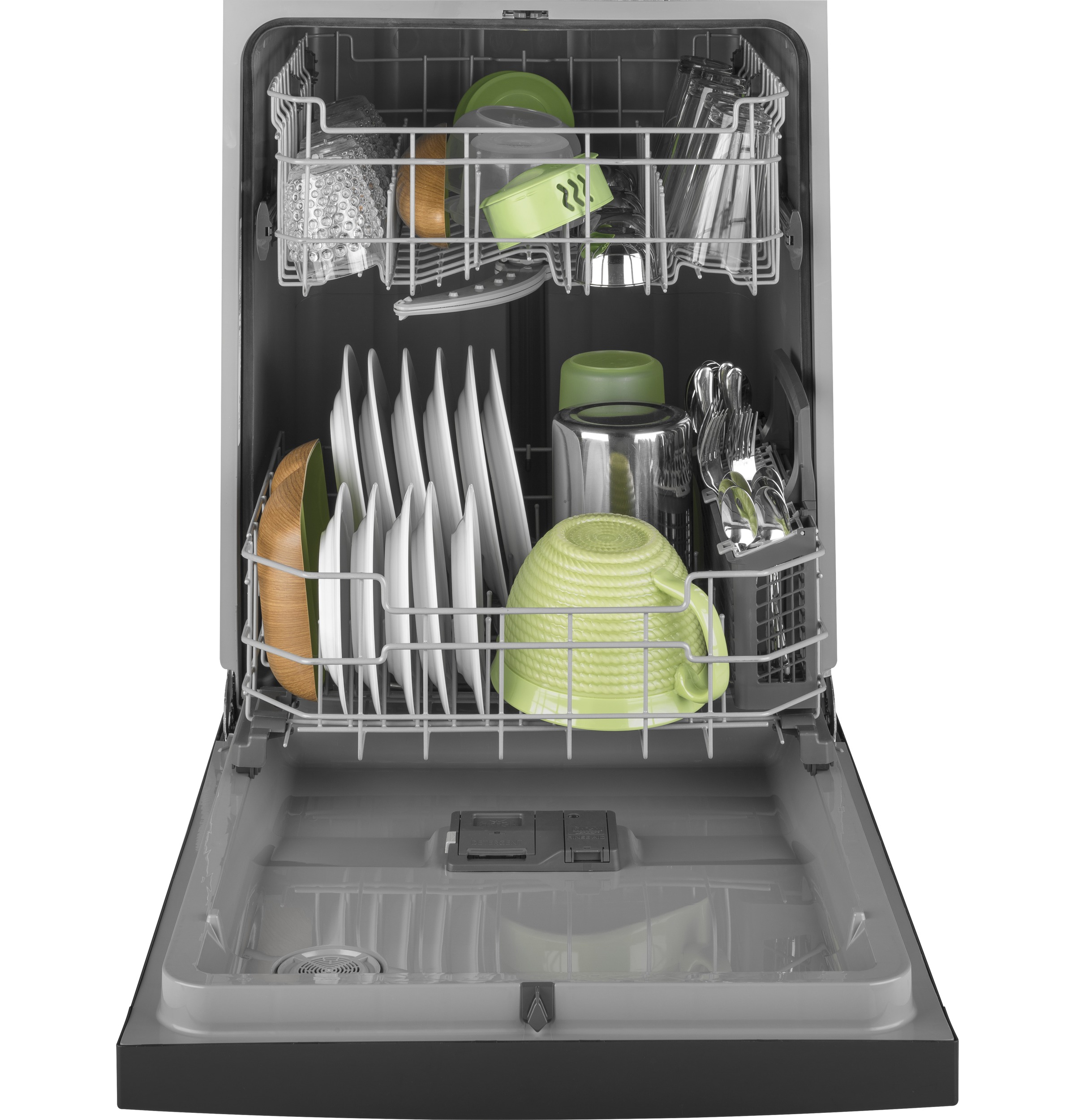 Dishwasher with Front Controls and Power Cord GDF511PGMBB