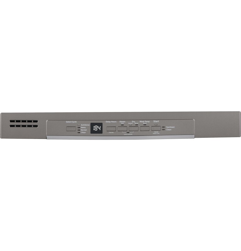 Front Control with Plastic Interior Dishwasher with Sanitize Cycle & Dry Boost GDF530PMMES