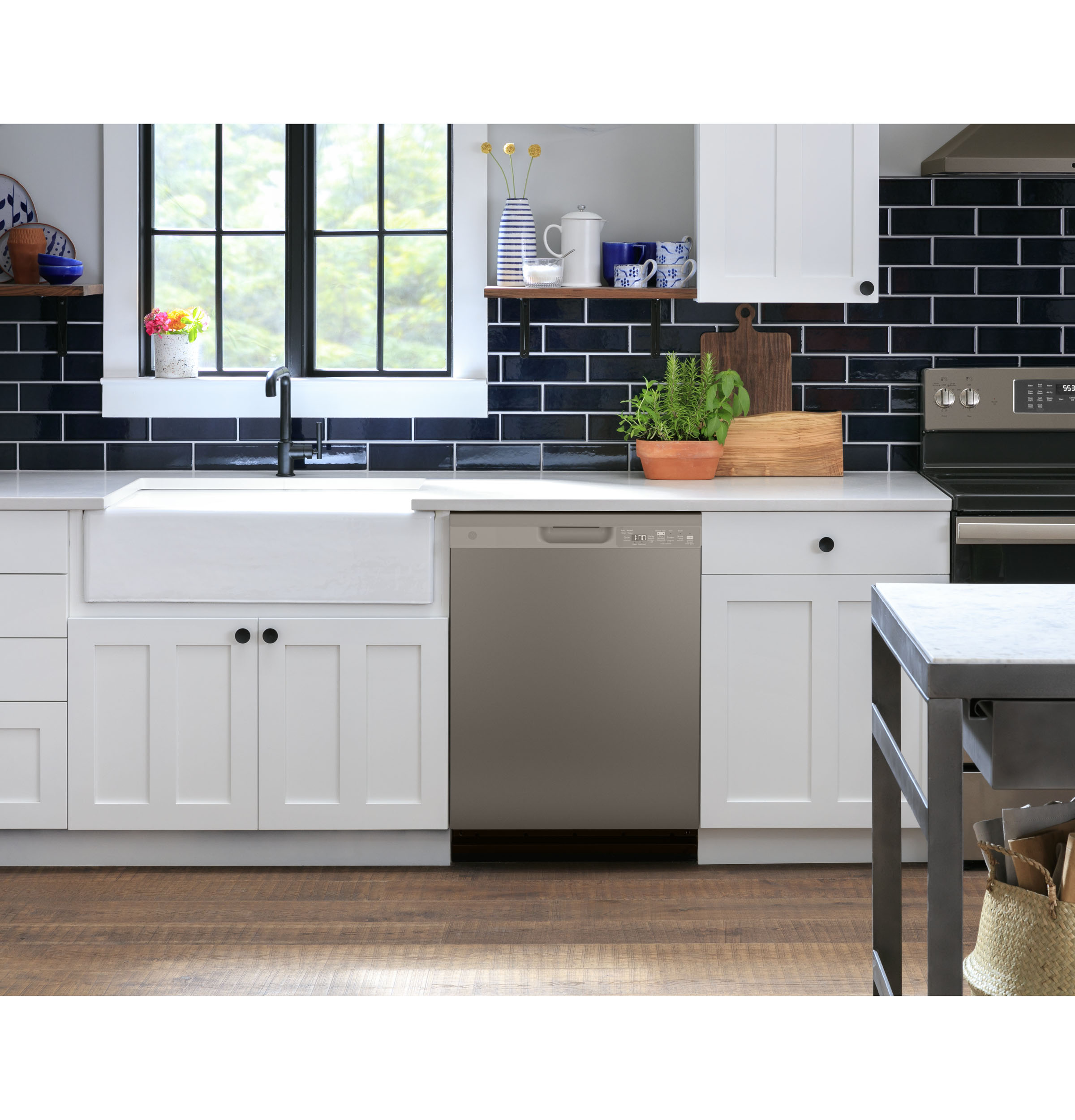Front Control with Plastic Interior Dishwasher with Sanitize Cycle & Dry Boost view 13
