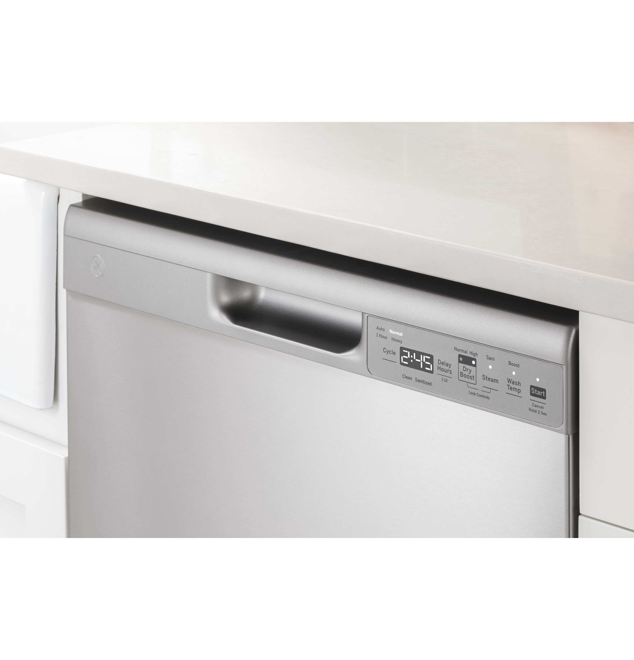Front Control with Plastic Interior Dishwasher with Sanitize Cycle & Dry Boost view 2