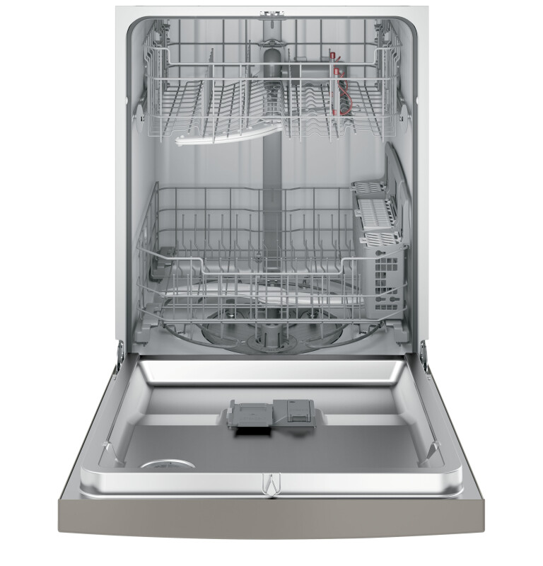 Hybrid Stainless Steel Interior Dishwasher with Front Controls GDF620HMJES