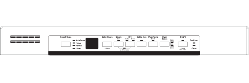 Dishwasher with Front Controls GDF630PFMDS