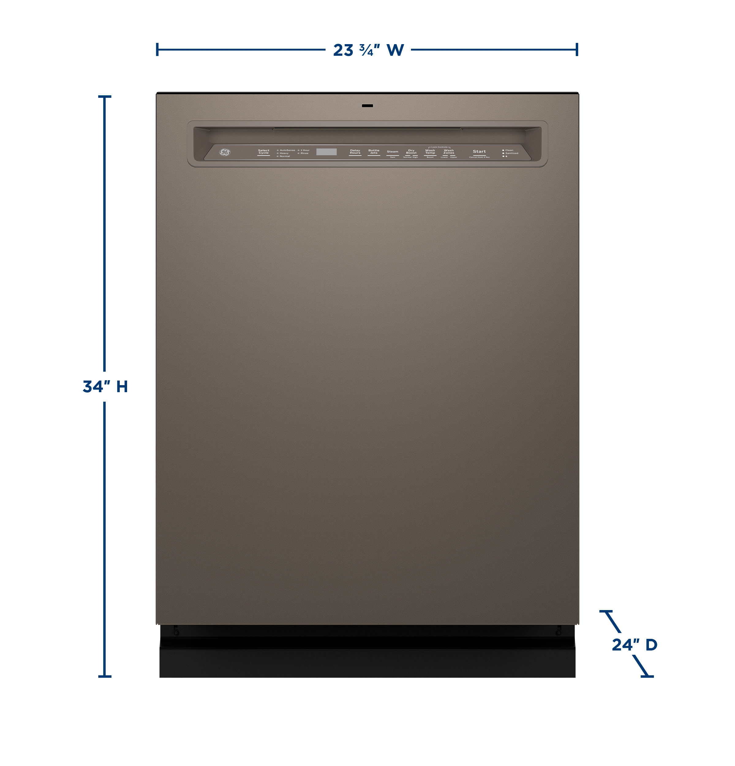 Front Control with Stainless Steel Interior Dishwasher with Sanitize Cycle view 8