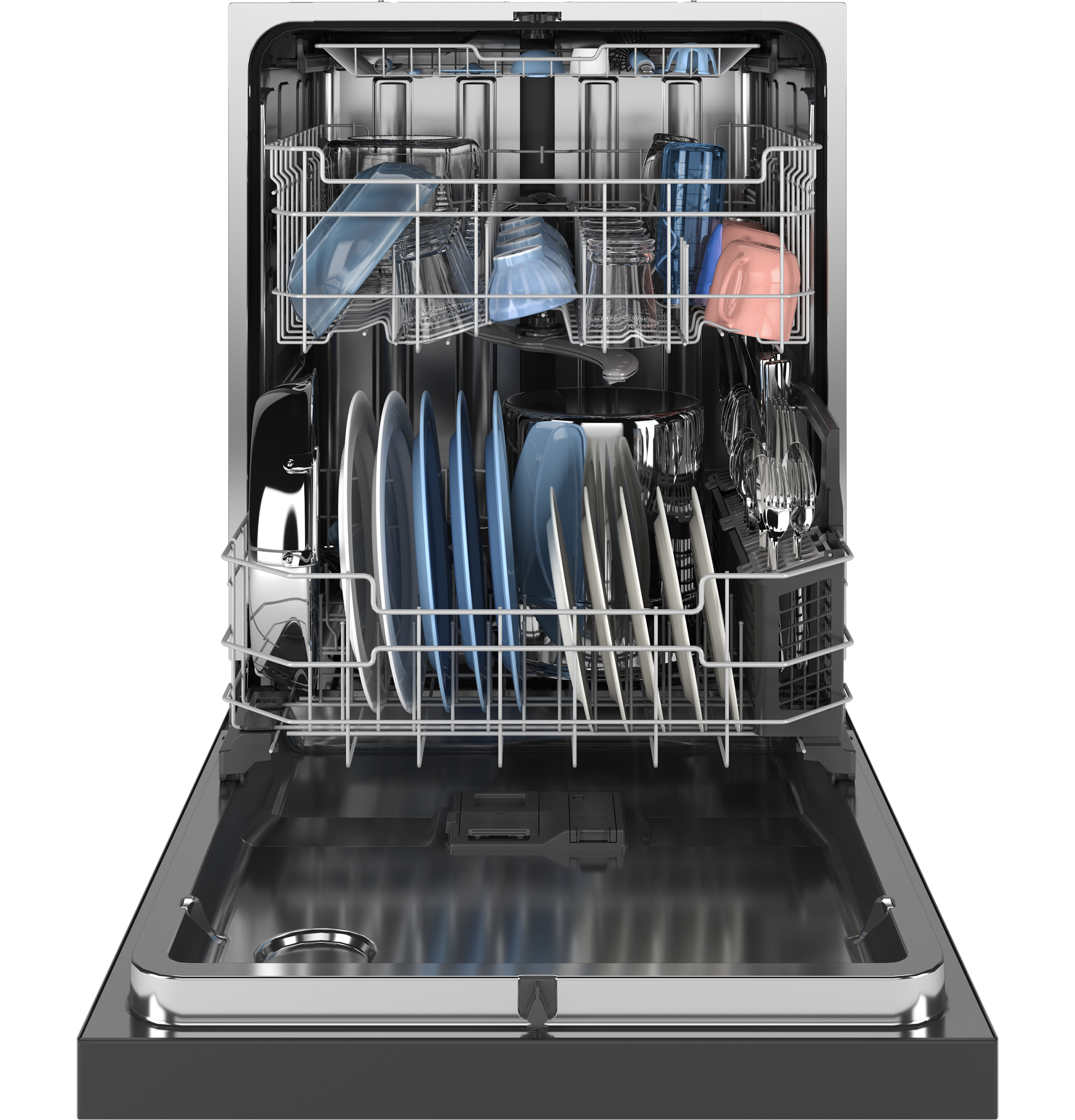 Front Control with Stainless Steel Interior Dishwasher with Sanitize Cycle view 29