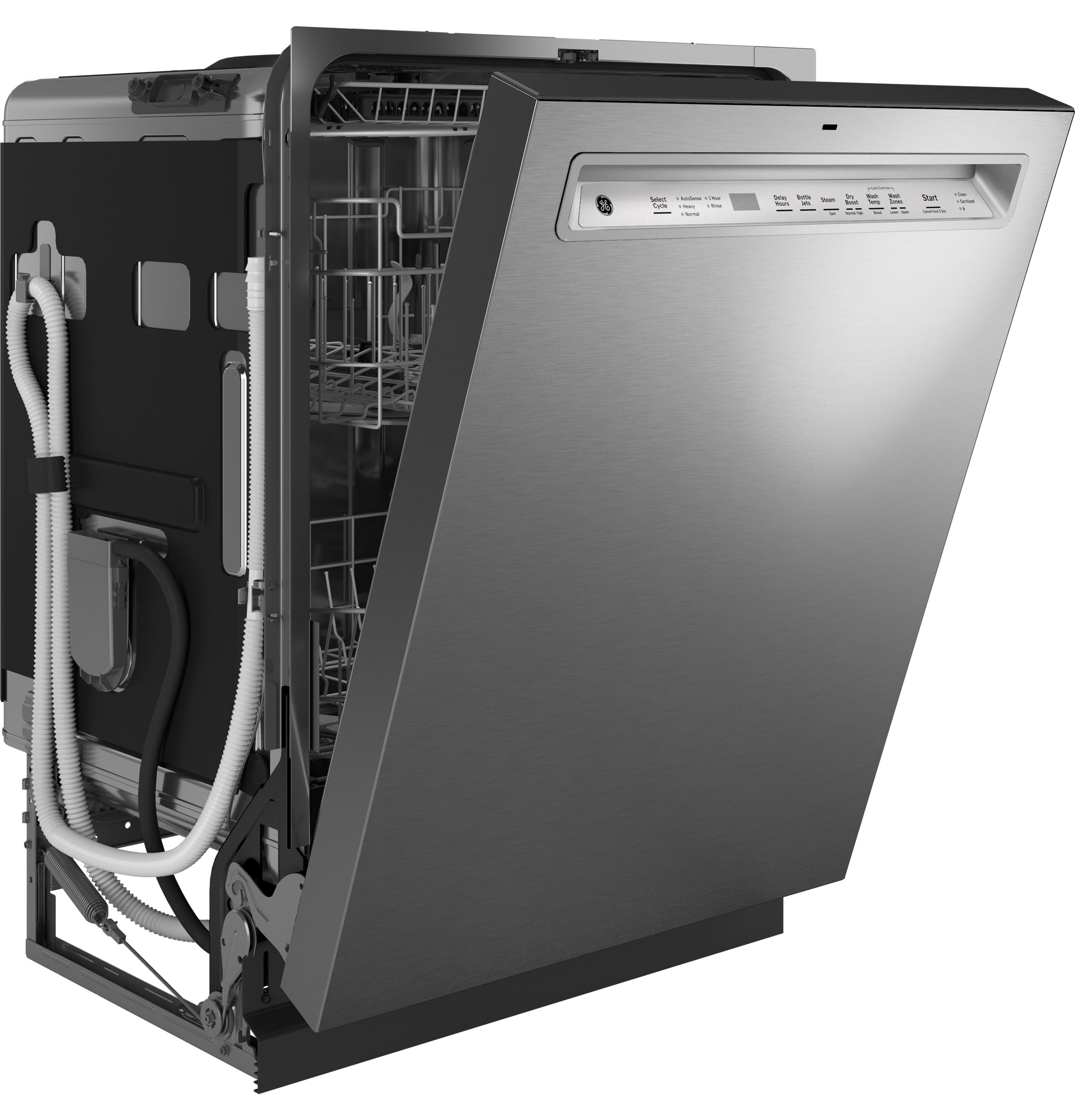 Front Control with Stainless Steel Interior Dishwasher with Sanitize Cycle view 7
