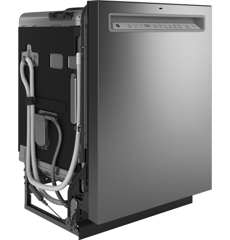 Fingerprint Resistant Front Control with Stainless Steel Interior Dishwasher with Sanitize Cycle GDF670SYVFS