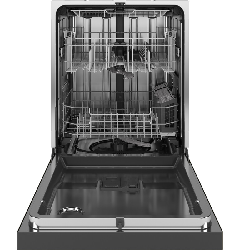 Fingerprint Resistant Front Control with Stainless Steel Interior Dishwasher with Sanitize Cycle GDF670SYVFS