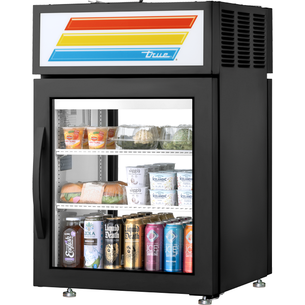 Swing Door Pass-Thru Counter-Top Refrigerator with Hydrocarbon Refrigerant~Framed Glass Door Version 01 GDM05PTHCFGD01