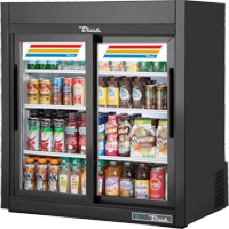 36" 3-shelf Glass Door Merchandiser GDM09SQHCLD