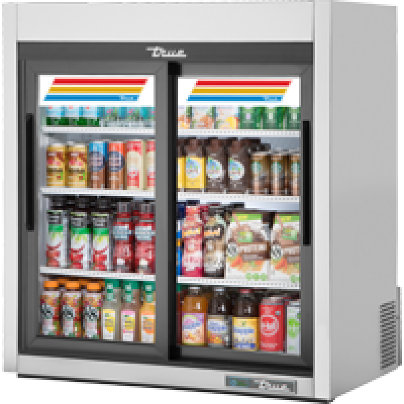 36" 3-shelf Glass Door Merchandiser GDM09SQSHCLD