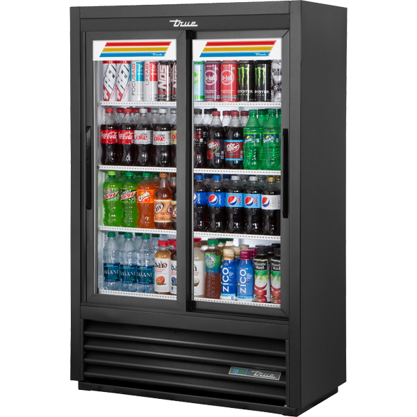 Slide Door Lower Height Narrow Depth Refrigerator with Hydrocarbon Refrigerant and LED Lighting GDM33SSL56HCLD