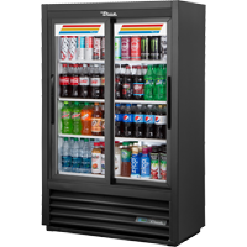 36" 4-shelf Glass Door Merchandiser GDM33SSL56HCLD