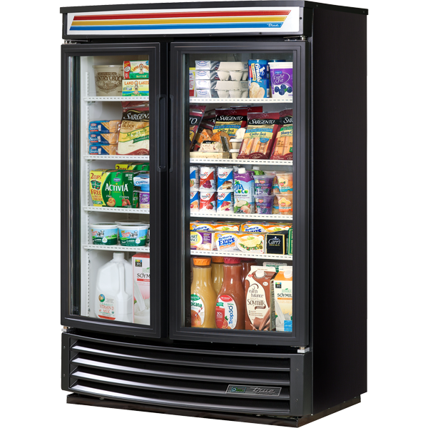Swing Door Slim Line Radius Front Refrigerator with Hydrocarbon Refrigerant & LED Lighting GDM35SLRFHCLD