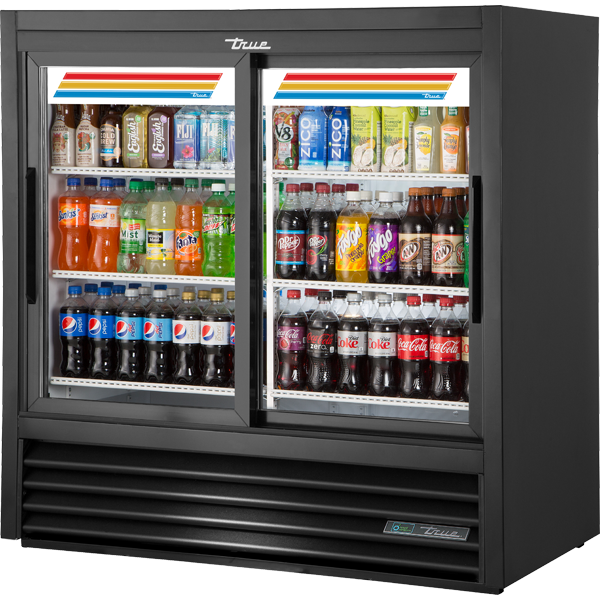 Slide Door Lower Height Standard Depth Refrigerator with Hydrocarbon Refrigerant & LED Lighting GDM41C48HCLD