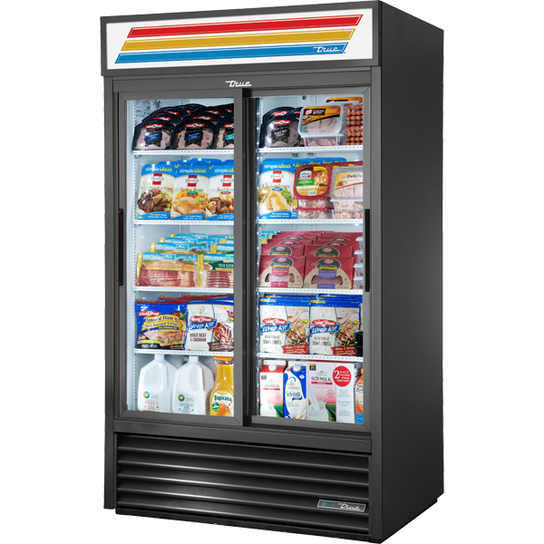 Slide Door Refrigerator with Hydro Carbon Refrigerant & LED Lighting GDM41HCLD
