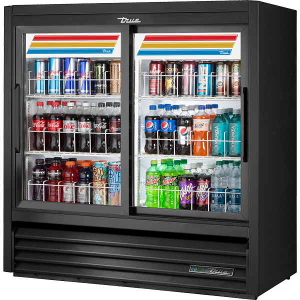 Slide Door Lower Height Narrow Depth Refrigerator with Hydrocarbon Refrigerant & LED Lighting GDM41SL48HCLD