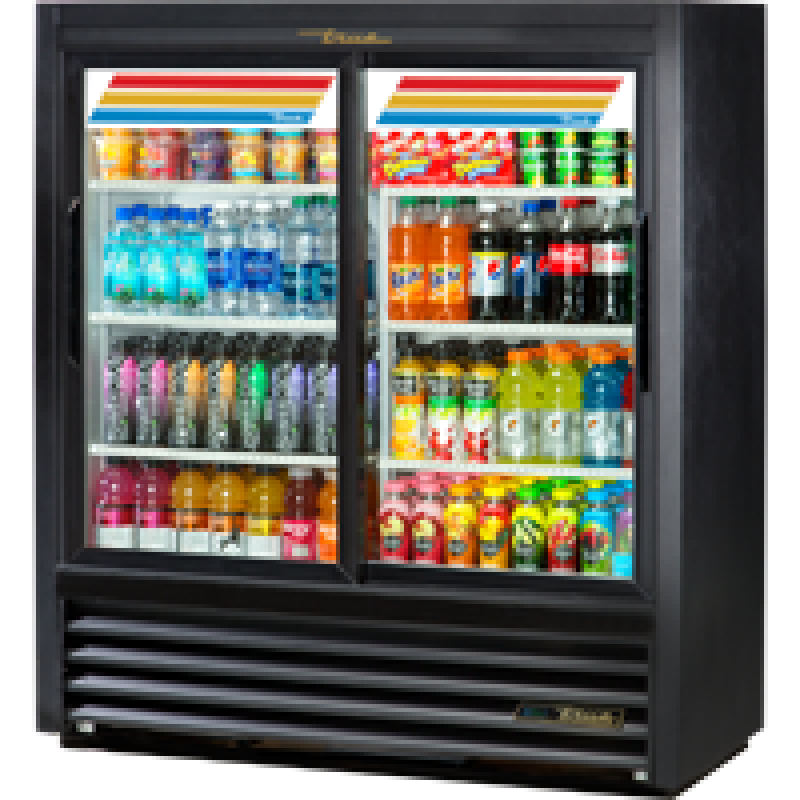 47 1/8" 6-shelf Glass Door Merchandiser GDM41SL54HCLD