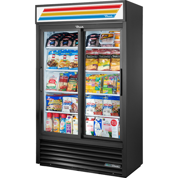 Slide Door Slim Line Refrigerator with Hydrocarbon Refrigerant & LED Lighting GDM41SLHCLD