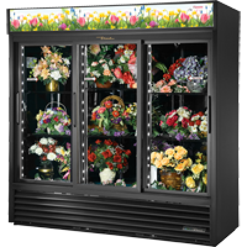 78 1/8" 6-shelf Glass Door Merchandiser GDM69FCHCLD