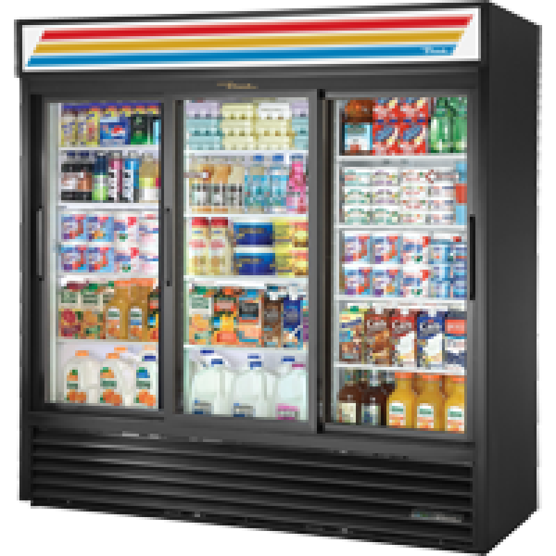 78 1/8" 12-shelf Glass Door Merchandiser GDM69HCLD