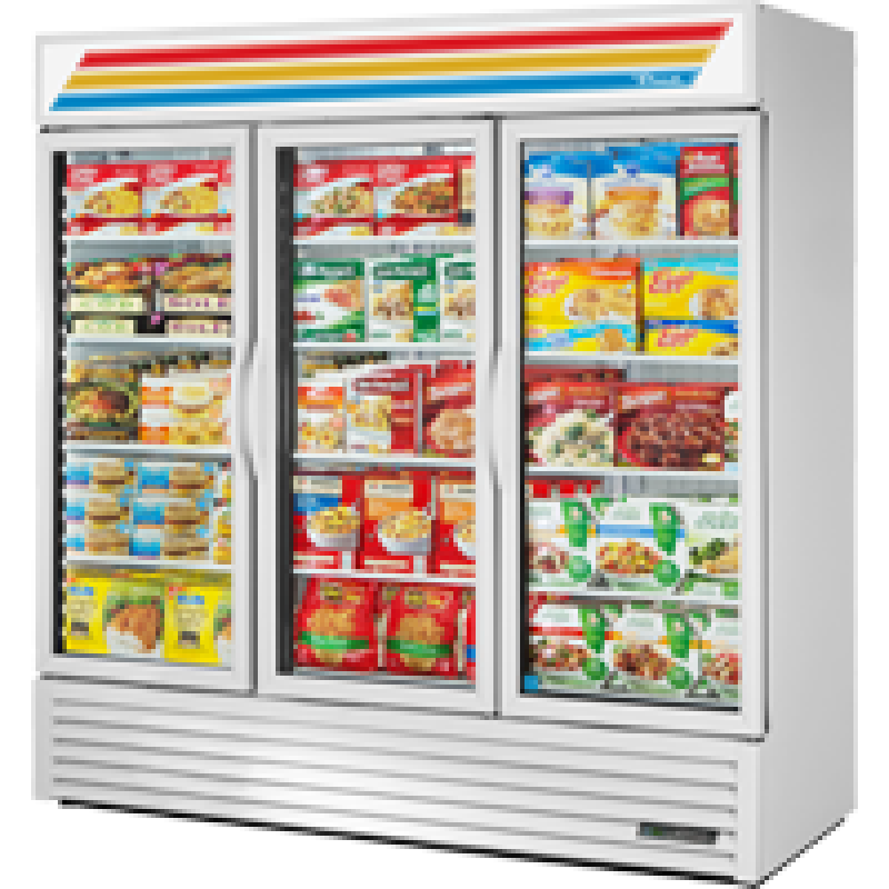 78 1/8" 12-shelf Glass Door Merchandiser GDM72FHCTSL01