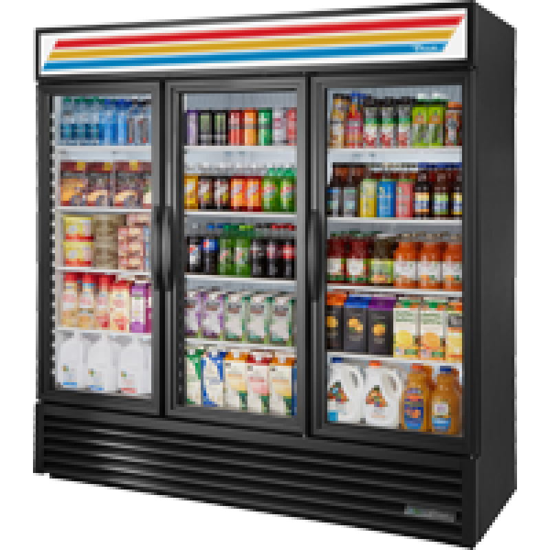 78 1/8" 12-shelf Glass Door Merchandiser GDM72HCTSL01