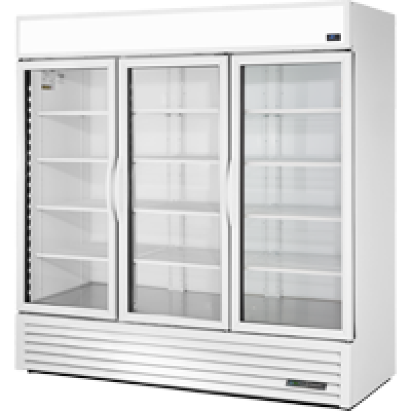 78 1/8" 12-shelf Glass Door Merchandiser GDM72SCIHCTSL01