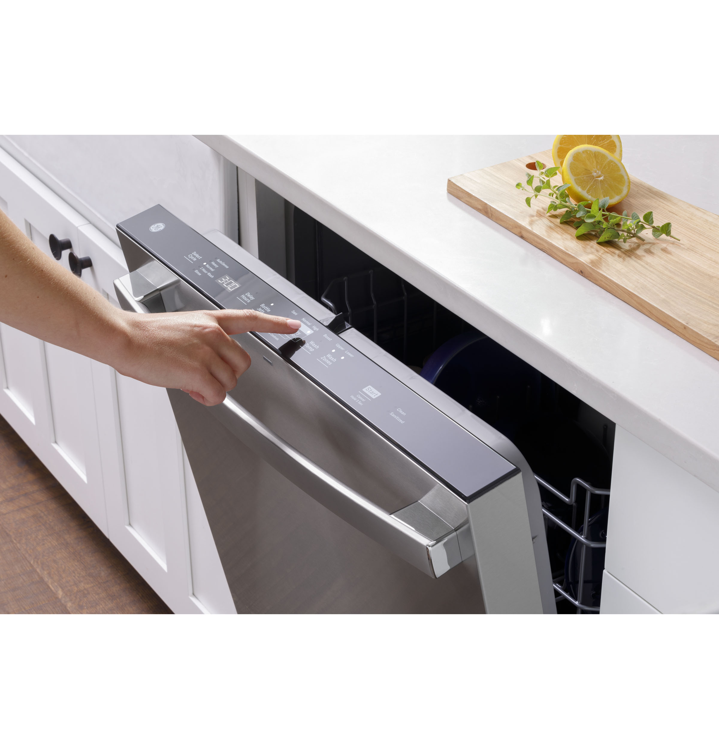 Top Control with Plastic Interior Dishwasher with Sanitize Cycle & Dry Boost view 17