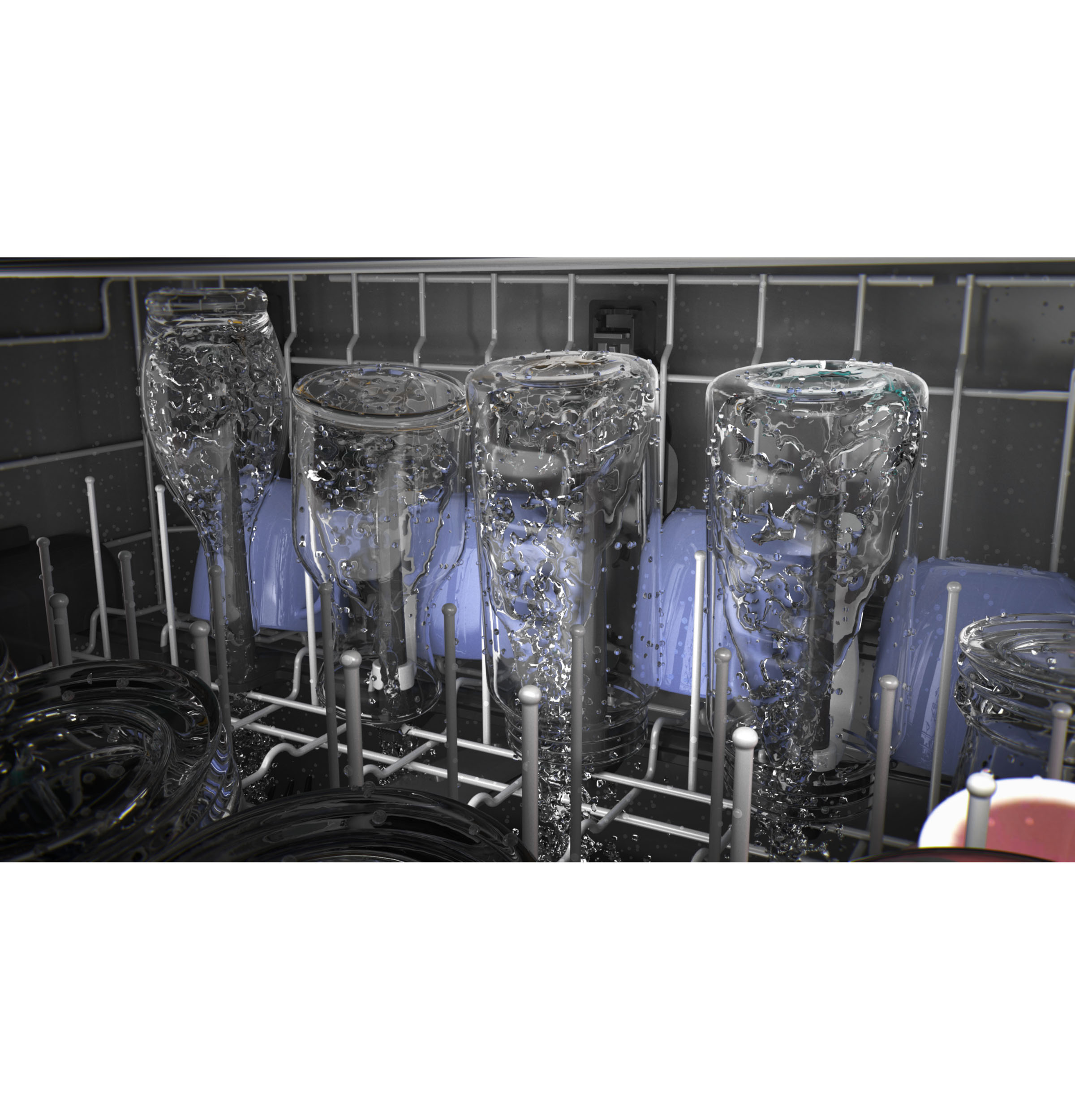 Top Control with Plastic Interior Dishwasher with Sanitize Cycle & Dry Boost view 7