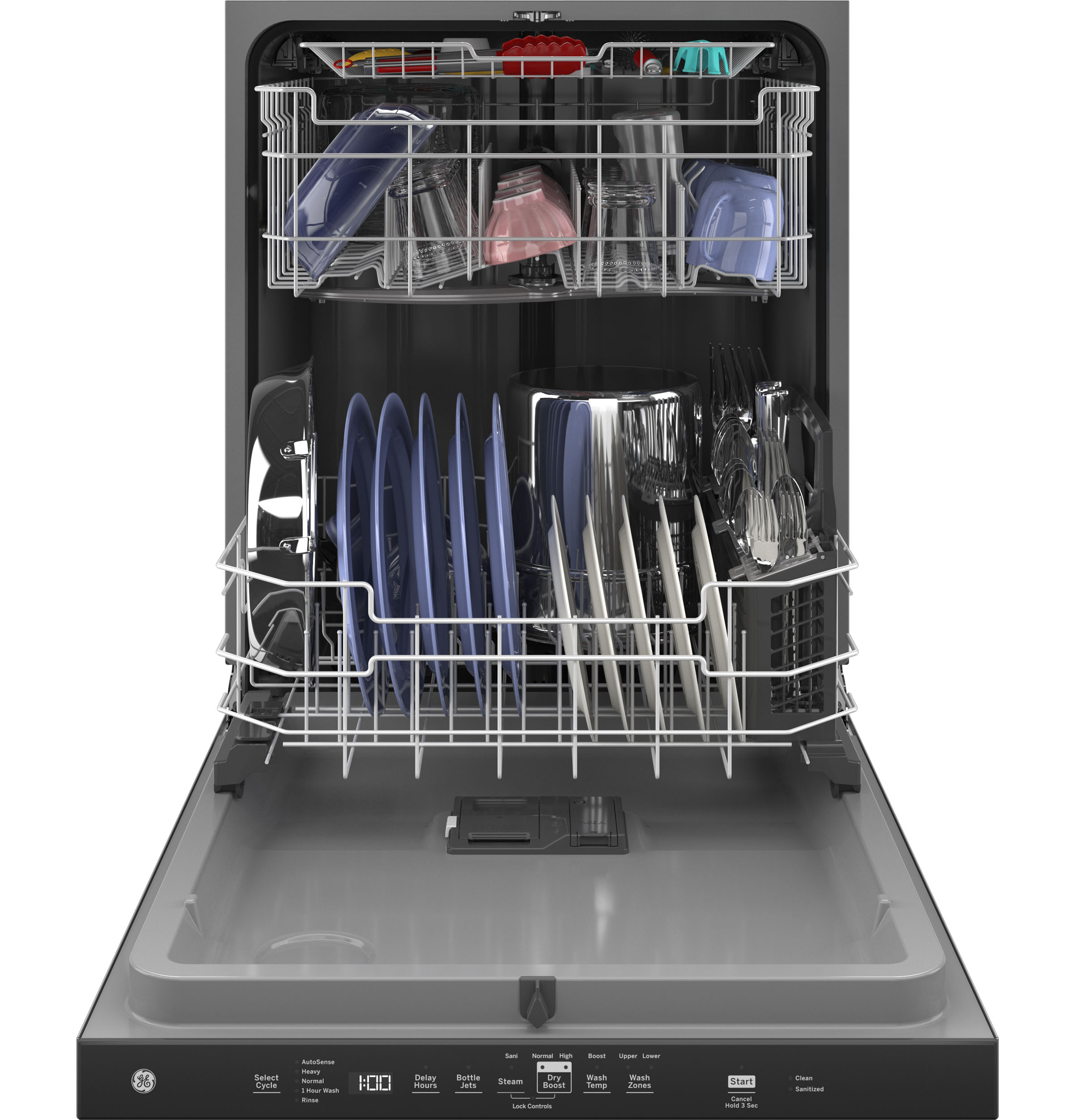 Top Control with Plastic Interior Dishwasher with Sanitize Cycle & Dry Boost view 24