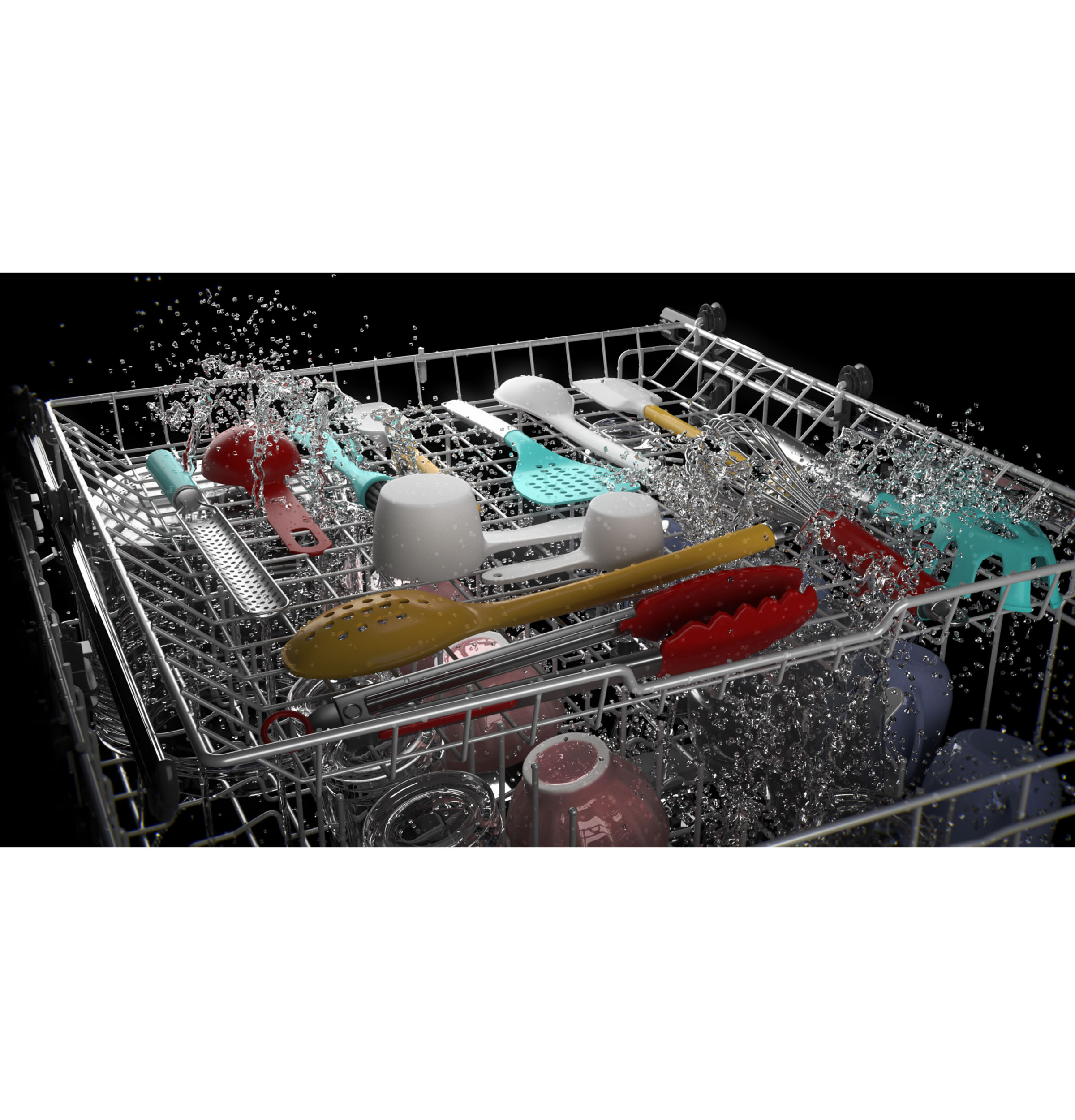 Top Control with Plastic Interior Dishwasher with Sanitize Cycle & Dry Boost view 5