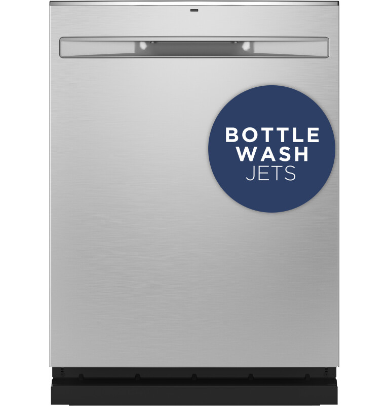 Fingerprint Resistant Top Control with Stainless Steel Interior Dishwasher with Sanitize Cycle & Dry Boost GDP645SYNFS