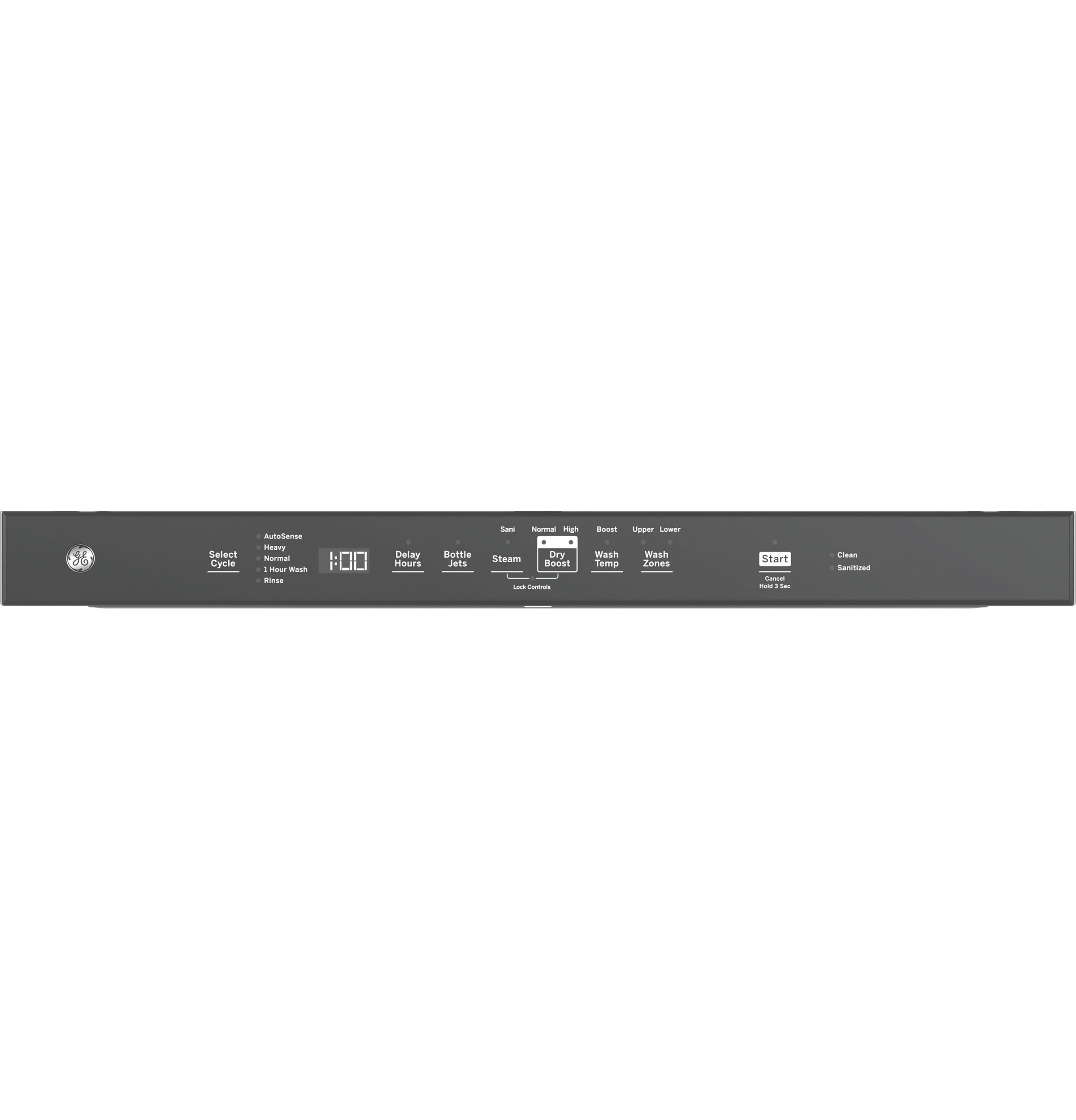 Fingerprint Resistant Top Control with Stainless Steel Interior Dishwasher with Sanitize Cycle view 27