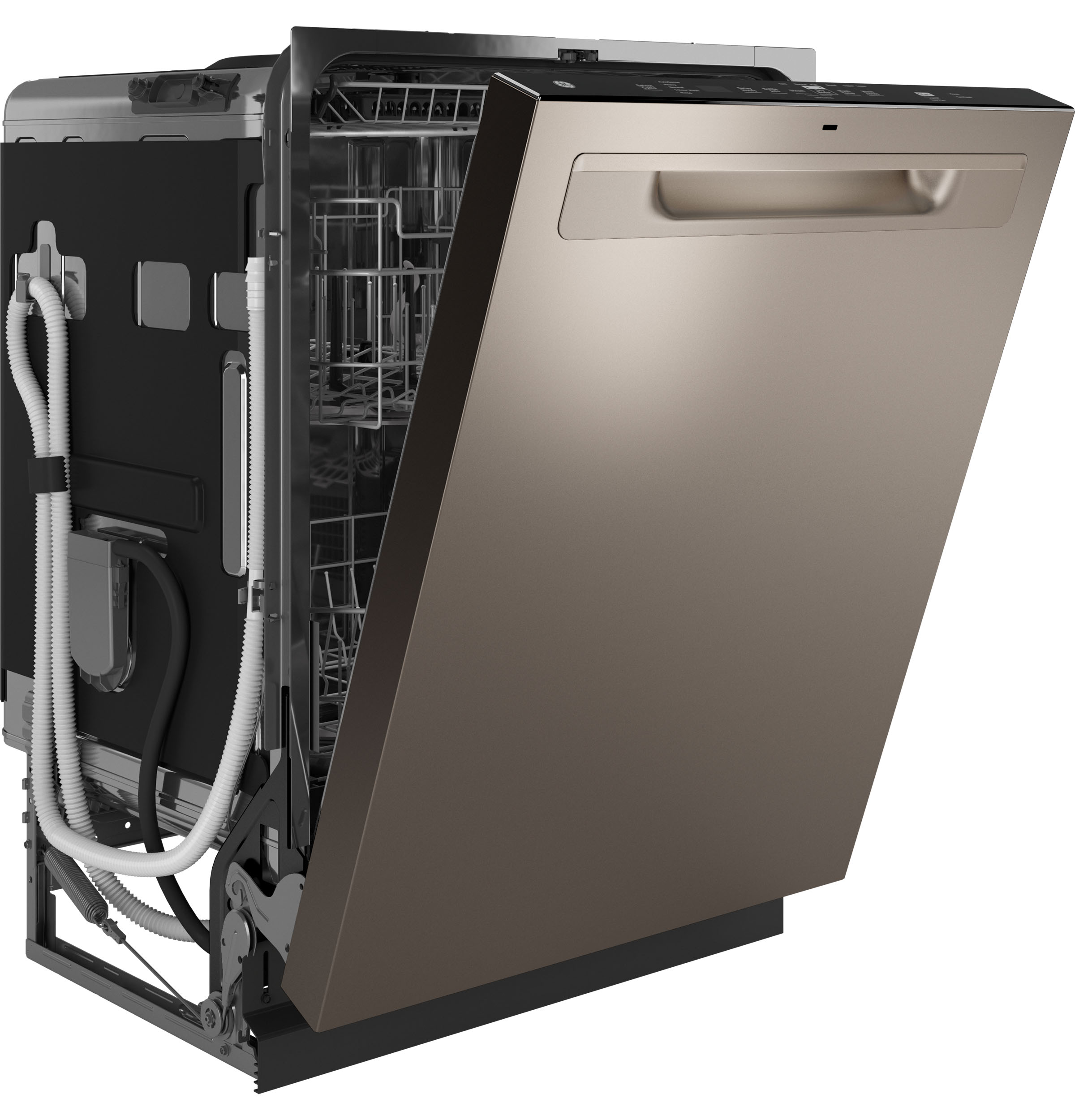 Fingerprint Resistant Top Control with Stainless Steel Interior Dishwasher with Sanitize Cycle view 3