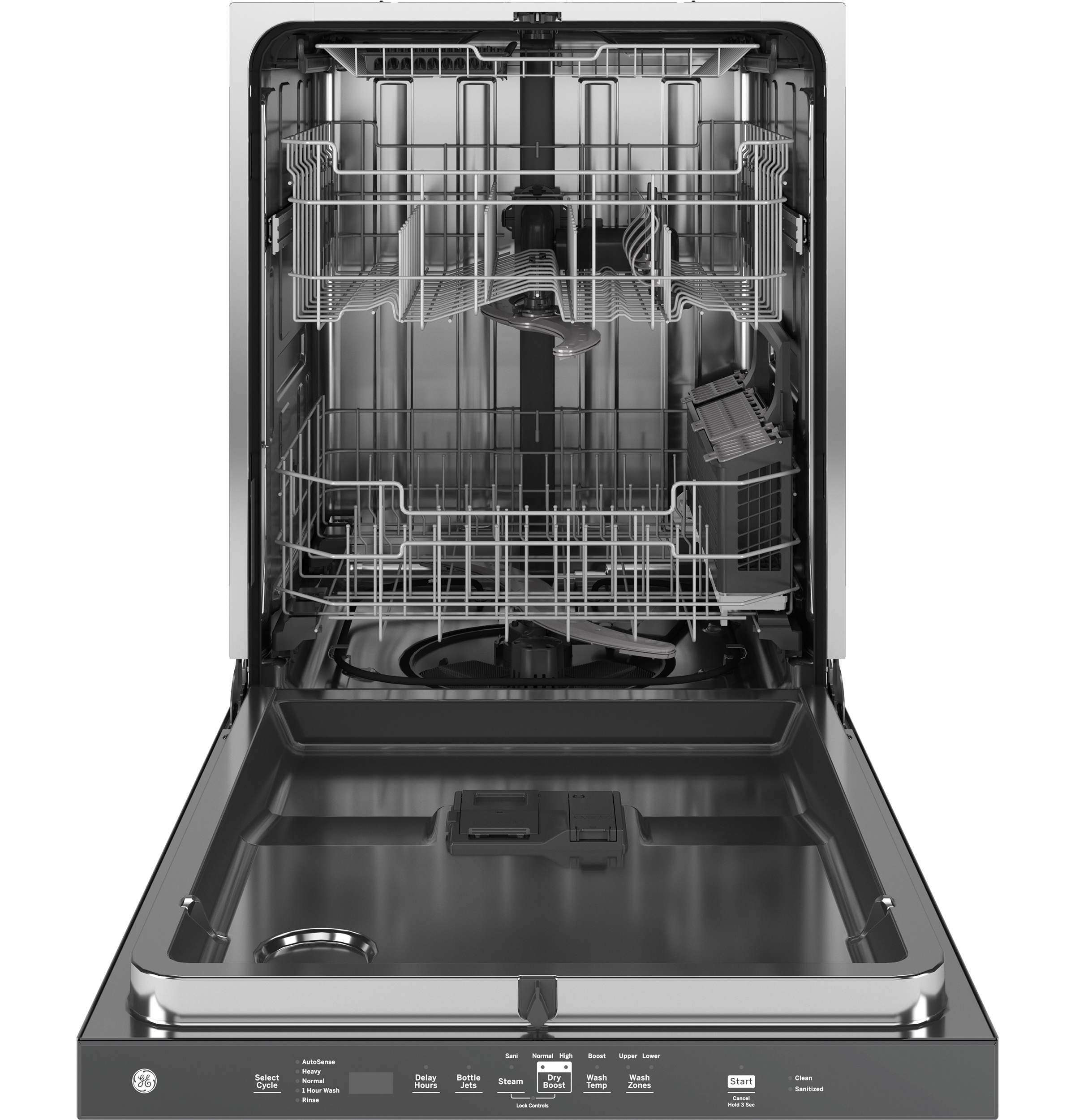 Fingerprint Resistant Top Control with Stainless Steel Interior Dishwasher with Sanitize Cycle view 29