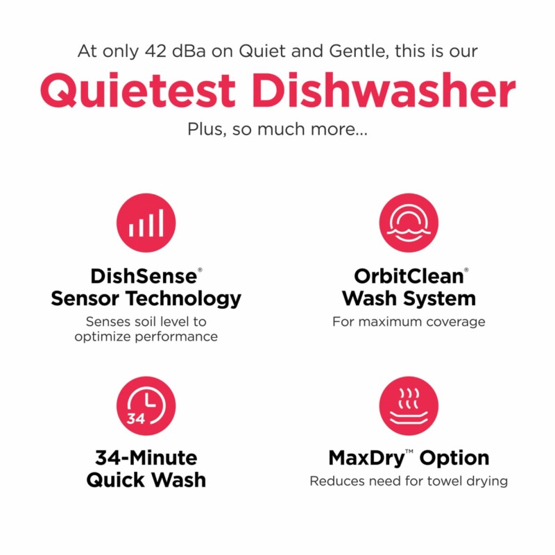 24" Ultra Quiet 42 dBA Dishwasher view 9