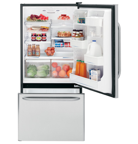18.1 Cu. Ft. Stainless Bottom-Freezer Drawer Refrigerator GDS18SCRLSS