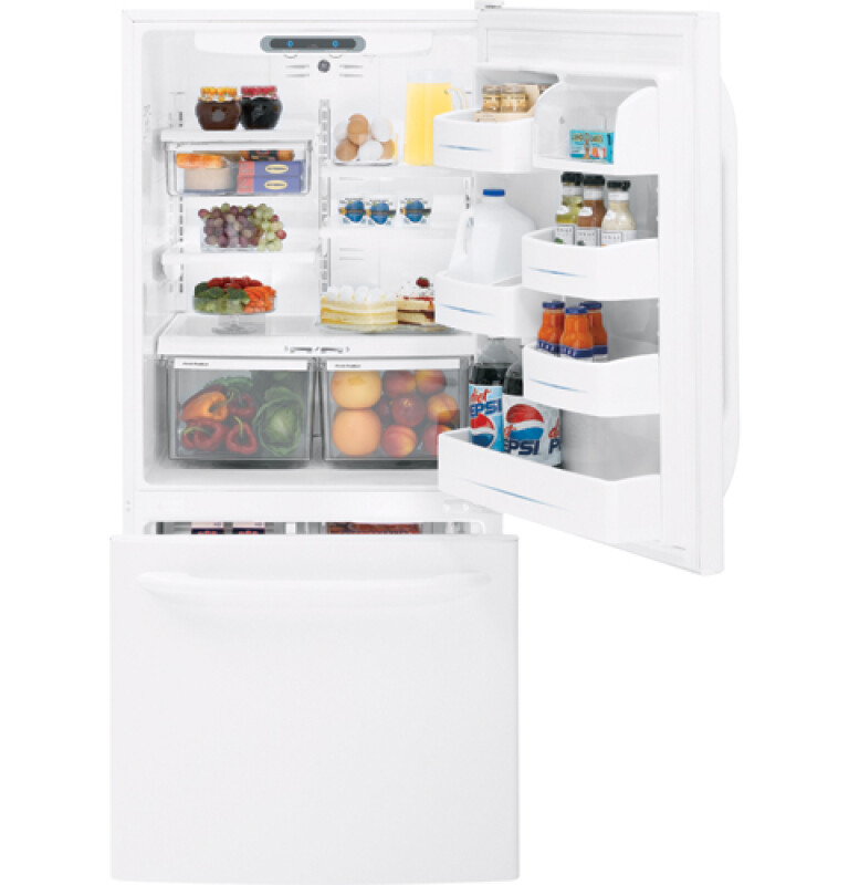 22.3 Cu. Ft. Bottom-Freezer Drawer Refrigerator GDS22KCWWW
