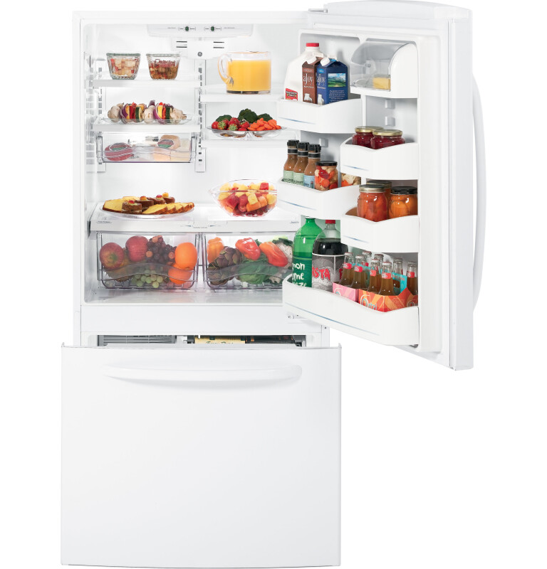 22.9 Cu. Ft. Bottom-Freezer Drawer Refrigerator GDSC3KCXWW
