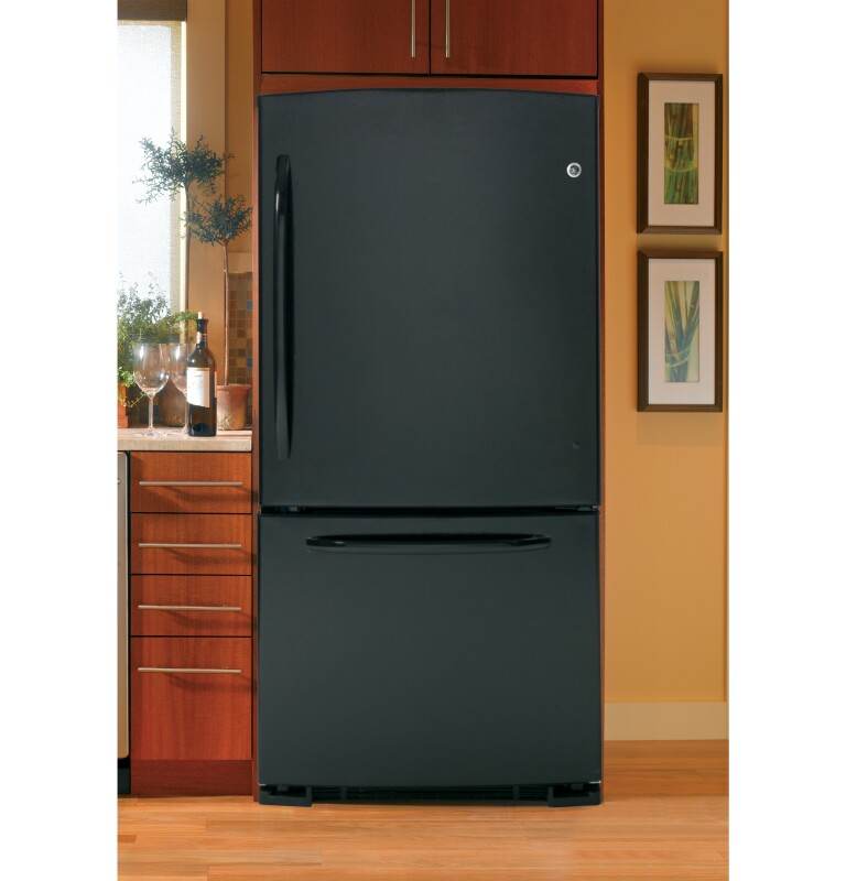 22.7 Cu. Ft. Bottom-Freezer Drawer Refrigerator GDSC3KCYBB, product image 4 of 9
