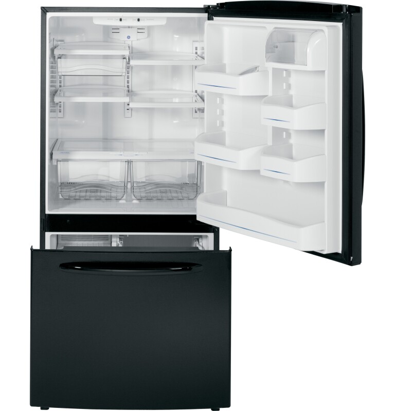 22.7 Cu. Ft. Bottom-Freezer Drawer Refrigerator GDSC3KCYBB, product image 7 of 9