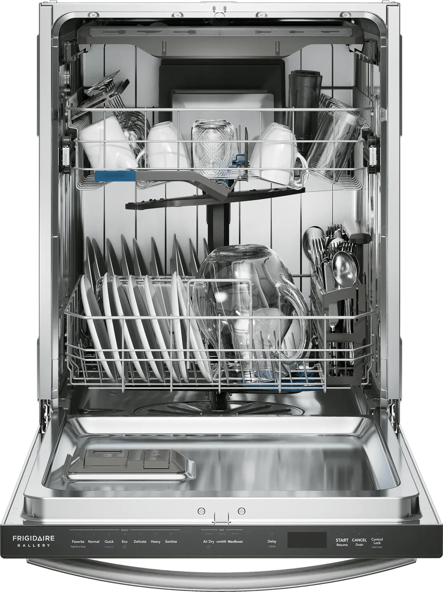 24" Stainless Steel Tub Dishwasher with CleanBoost™ and Adaptive Quick Wash GDSH4735AF